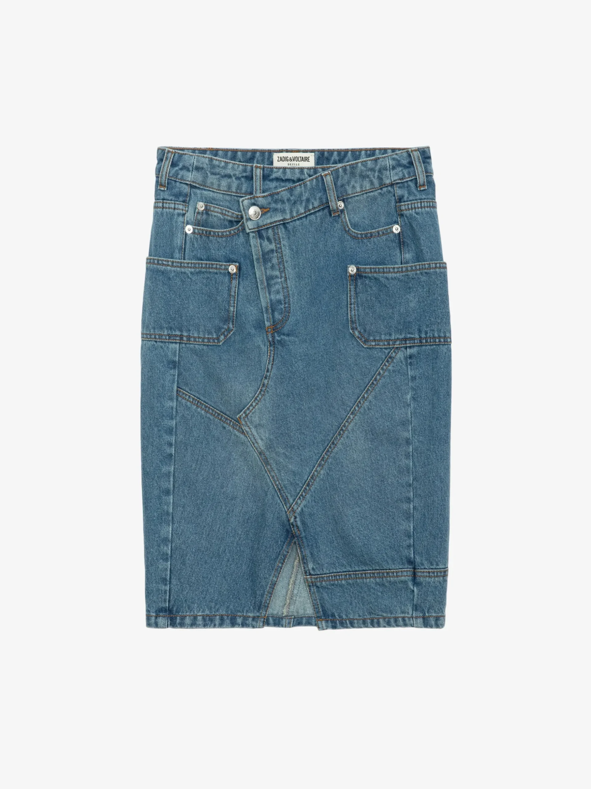 jinko_denim_skirt_5.webp Zadig&Voltaire Jinko Denim Skirt Light blue Clearance