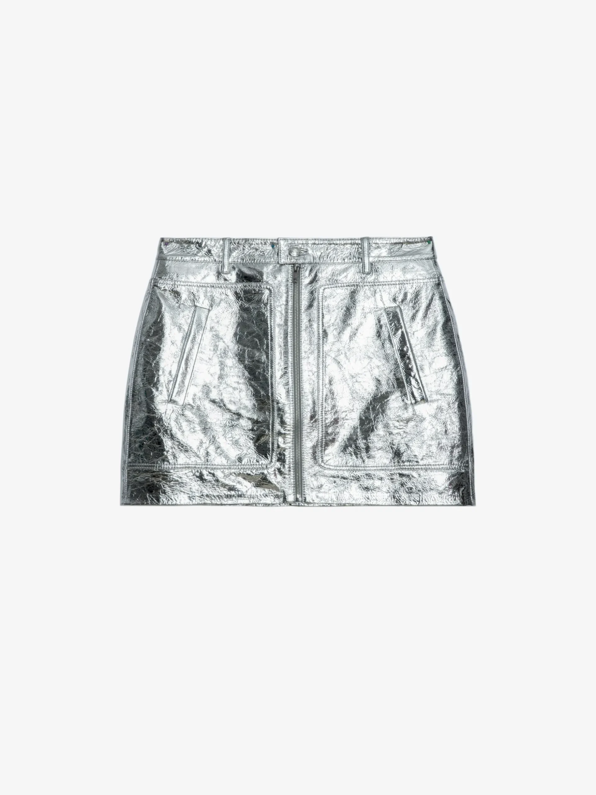 john_leather_skirt_5.webp Zadig&Voltaire John Leather Skirt Silver Flash Sale