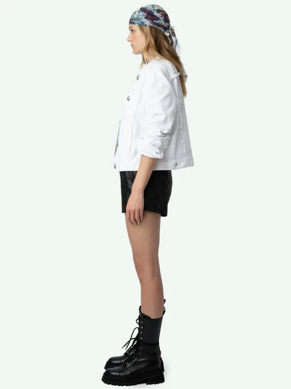 Zadig&Voltaire Kaely Denim Jacket Judo Flash Sale