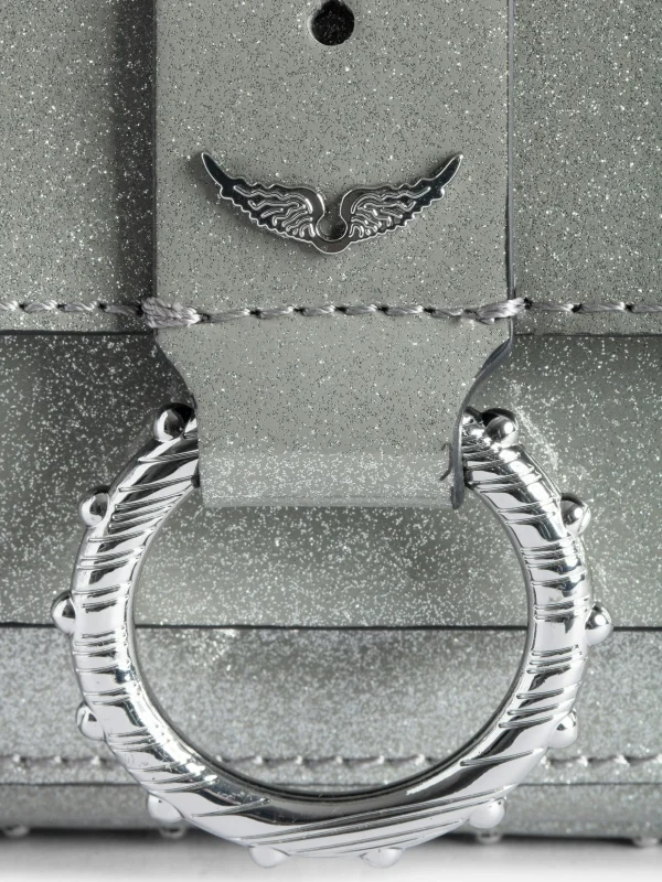 Zadig&Voltaire Kate Metallic Wallet Bag Silver Store