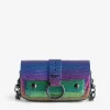 Zadig&Voltaire Kate Wallet Embossed Metallic Bag Rainbow Best