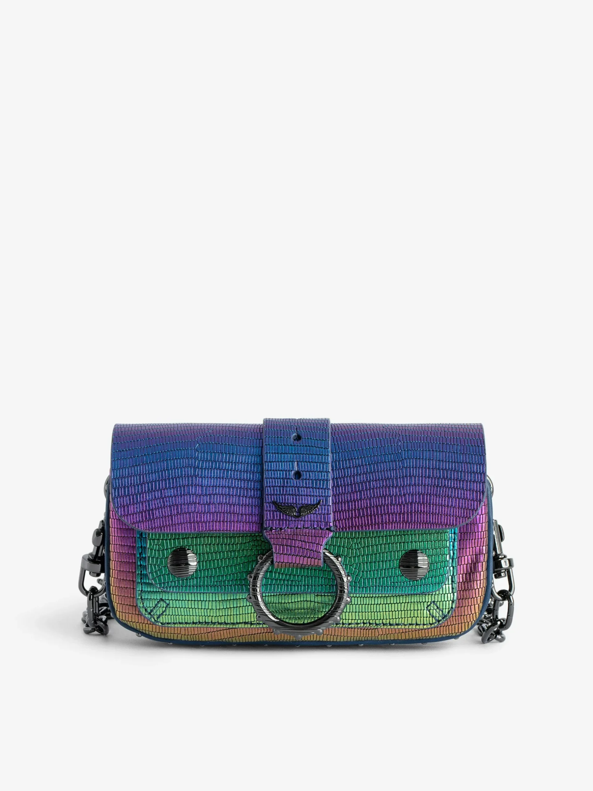 kate_wallet_embossed_metallic_bag_0.webp Zadig&Voltaire Kate Wallet Embossed Metallic Bag Rainbow Best