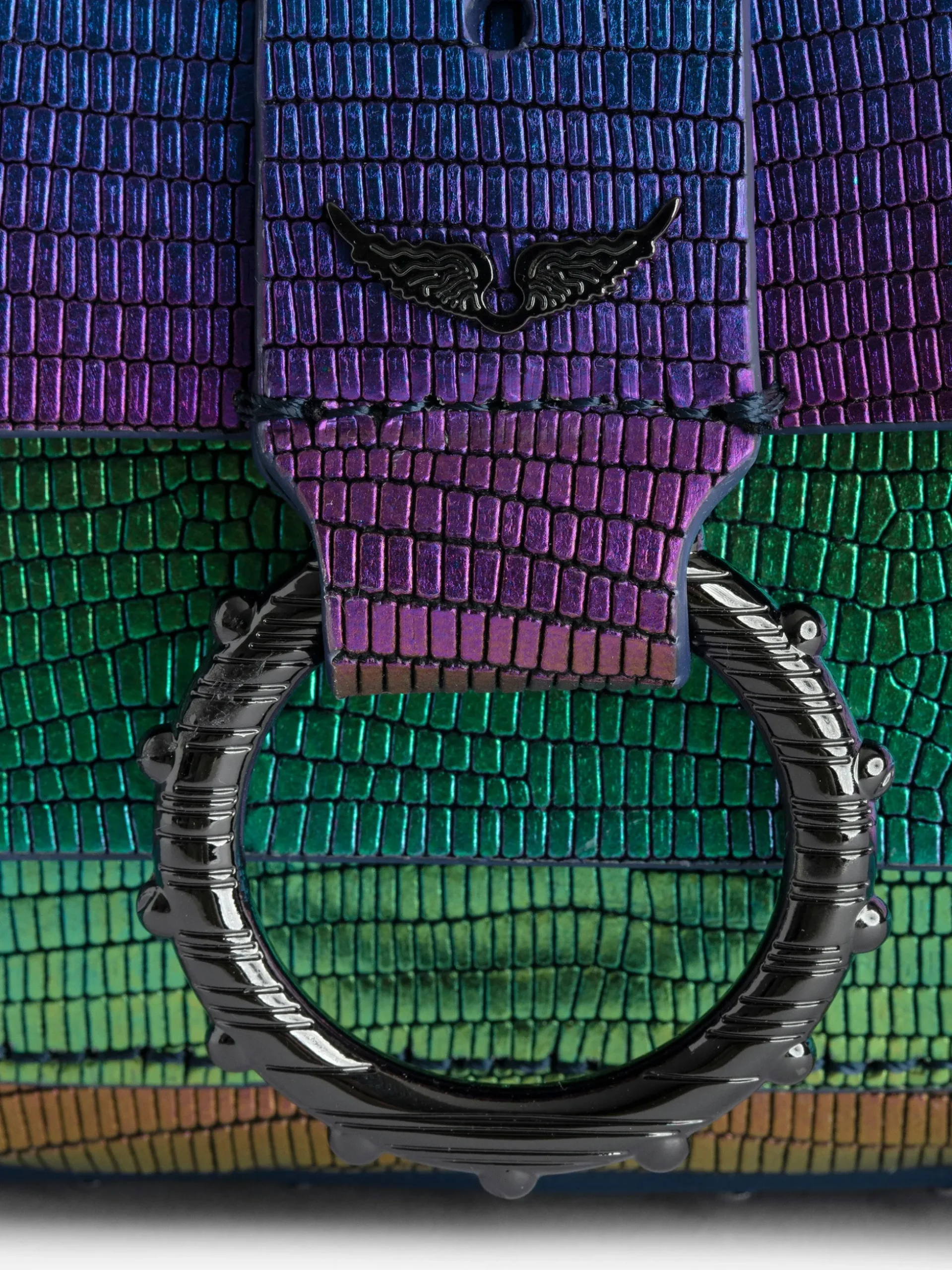 kate_wallet_embossed_metallic_bag_2.webp Zadig&Voltaire Kate Wallet Embossed Metallic Bag Rainbow Best