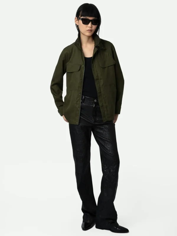Zadig&Voltaire Kayaka Military Jacket Wakame Hot