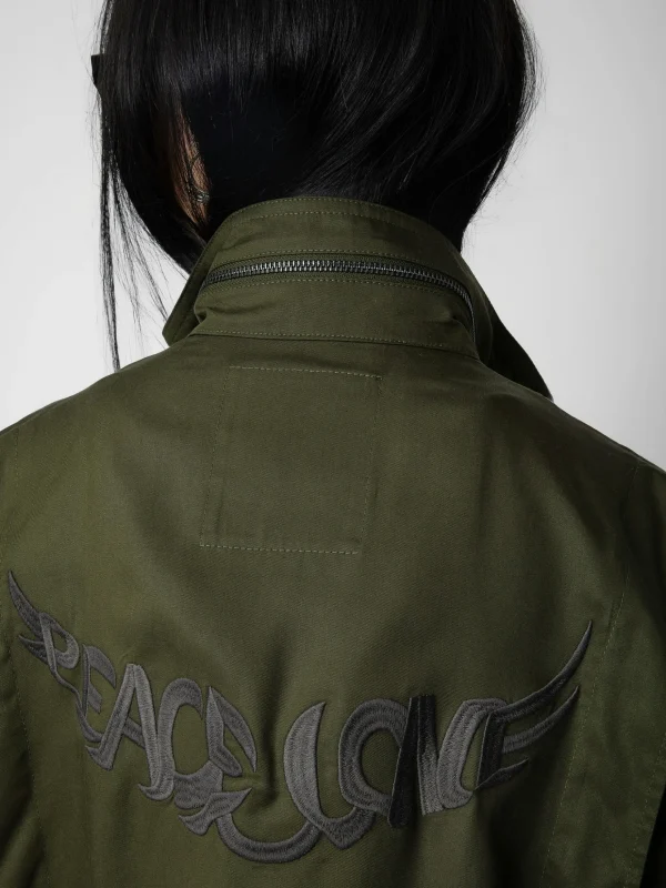 Zadig&Voltaire Kayaka Military Jacket Wakame Hot