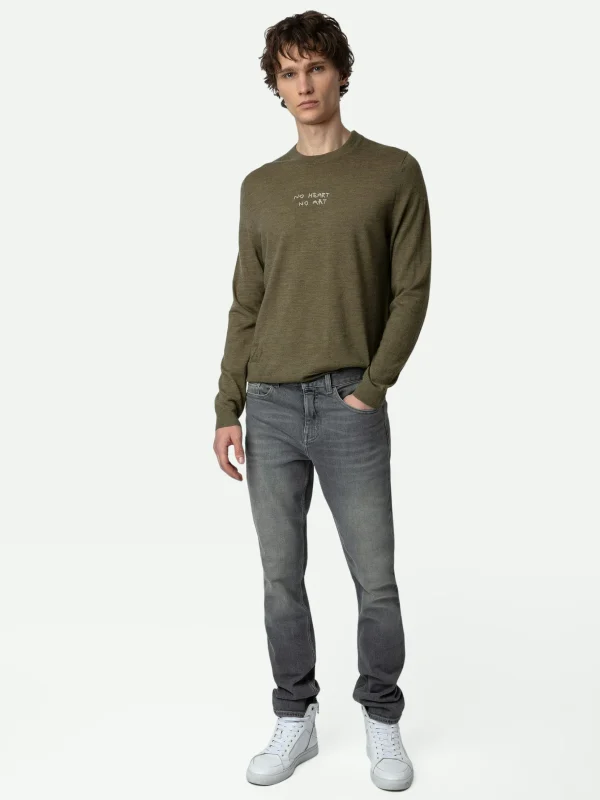 Zadig&Voltaire Kennedy Sweater Used kaki Clearance
