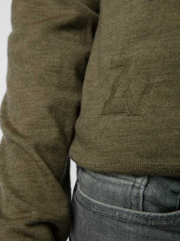 Zadig&Voltaire Kennedy Sweater Used kaki Clearance