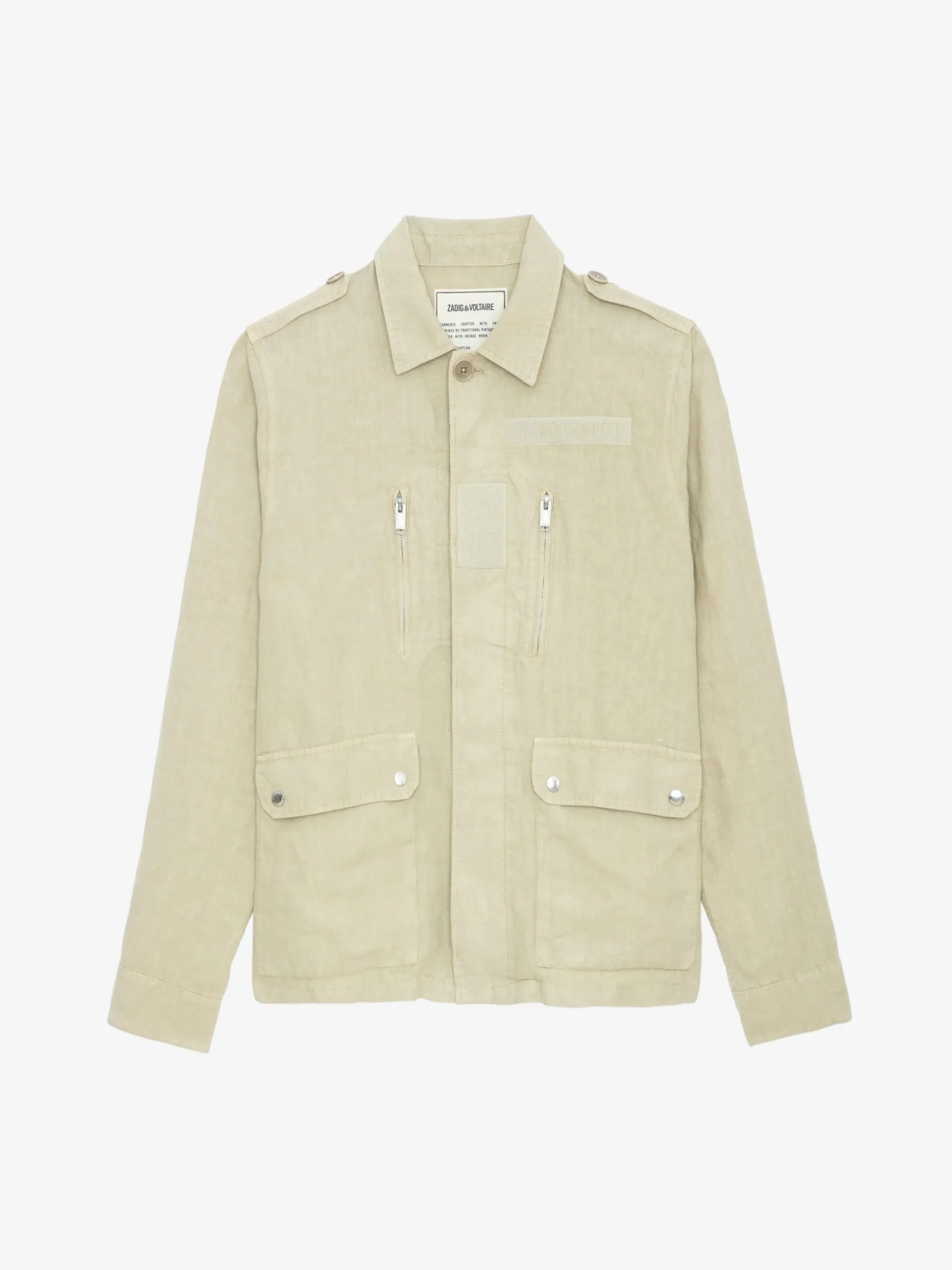 kido_linen_jacket_4.webp Zadig&Voltaire Kido Linen Jacket Light beige Shop