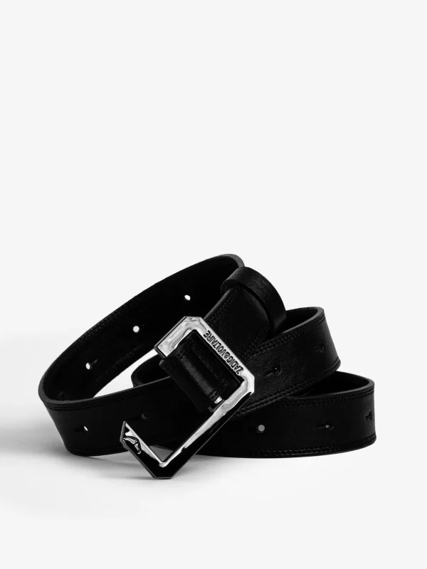 Zadig&Voltaire La Cecilia Belt Leather Black Shop