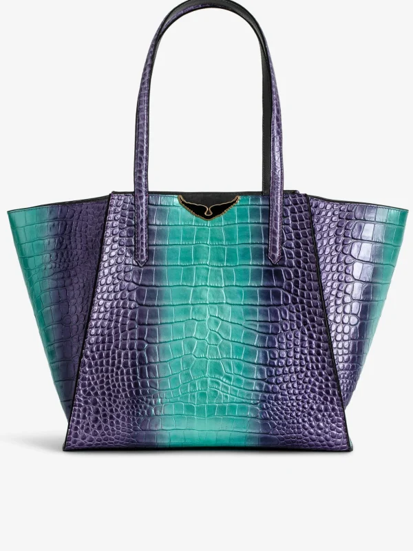 Zadig&Voltaire Le Borderline Embossed Metallic Bag Glow New