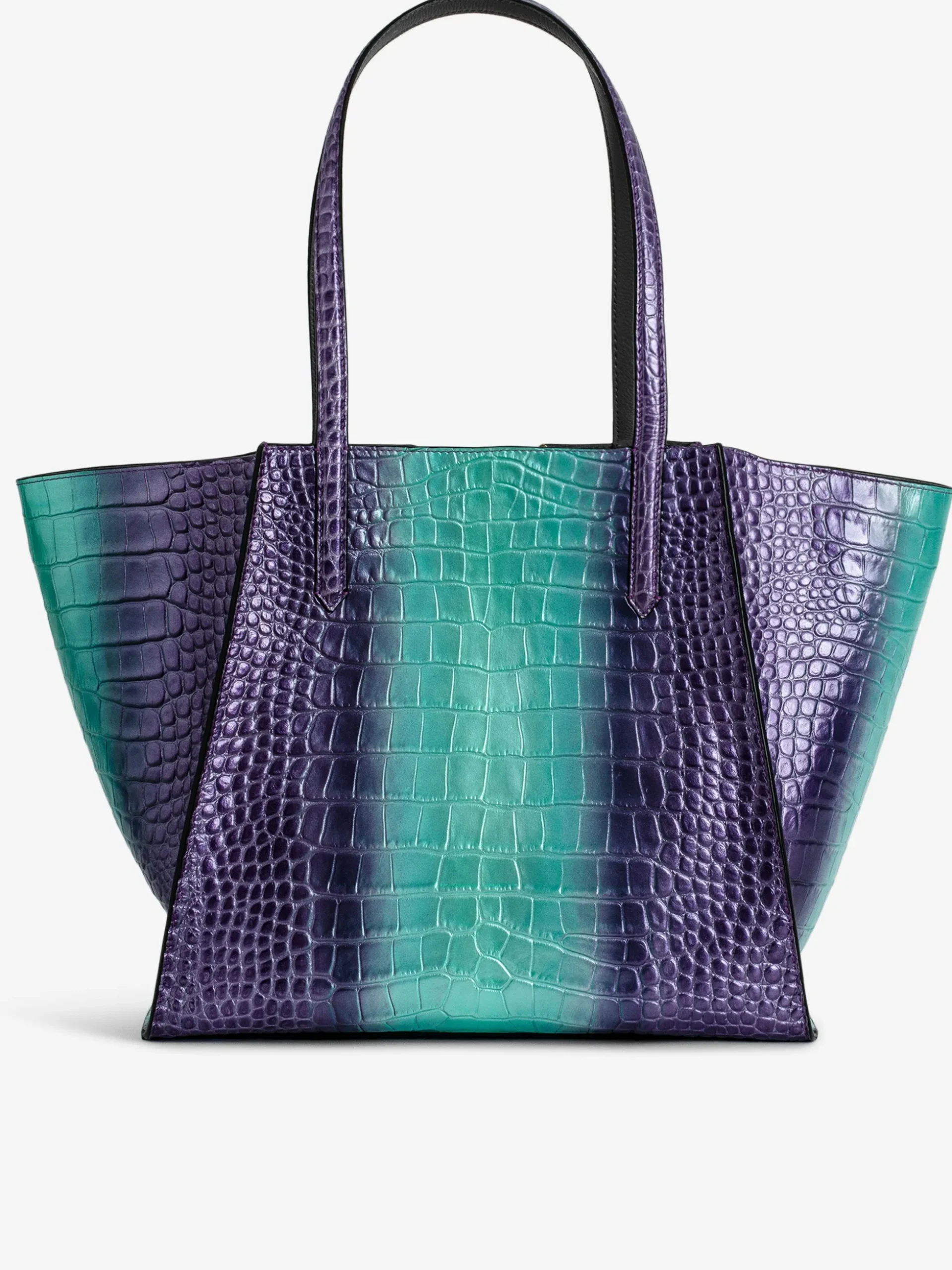 le_borderline_embossed_metallic_bag_1.webp Zadig&Voltaire Le Borderline Embossed Metallic Bag Glow New