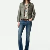 Zadig&Voltaire Liams Leather Jacket Treillis Best