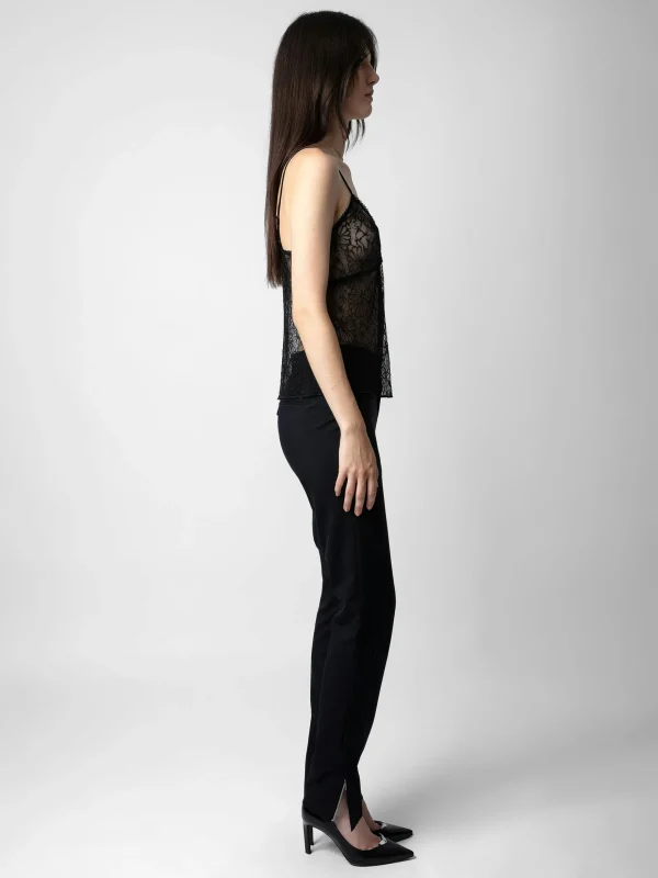 Zadig&Voltaire Lyzig Camisole Black Hot