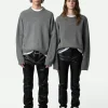 Zadig&Voltaire Marko Sweater Gris moyen Fashion