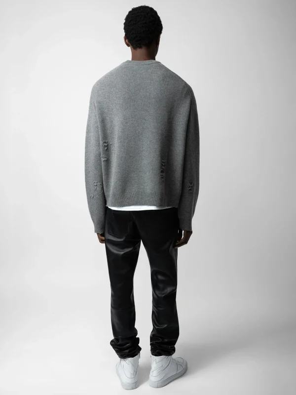 Zadig&Voltaire Marko Sweater Gris moyen Fashion