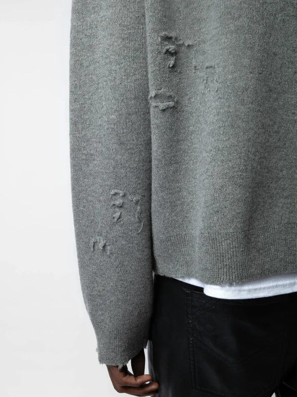 Zadig&Voltaire Marko Sweater Gris moyen Fashion