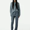Zadig&Voltaire Markus Leopard Cashmere Sweater Nuage Sale