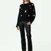 Zadig&Voltaire Markus Stars Cashmere Sweater Black Hot