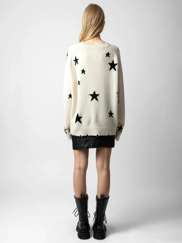 Zadig&Voltaire Markus Stars Cashmere Sweater Sugar Online