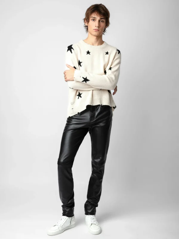 Zadig&Voltaire Markus Stars Cashmere Sweater Sugar Online