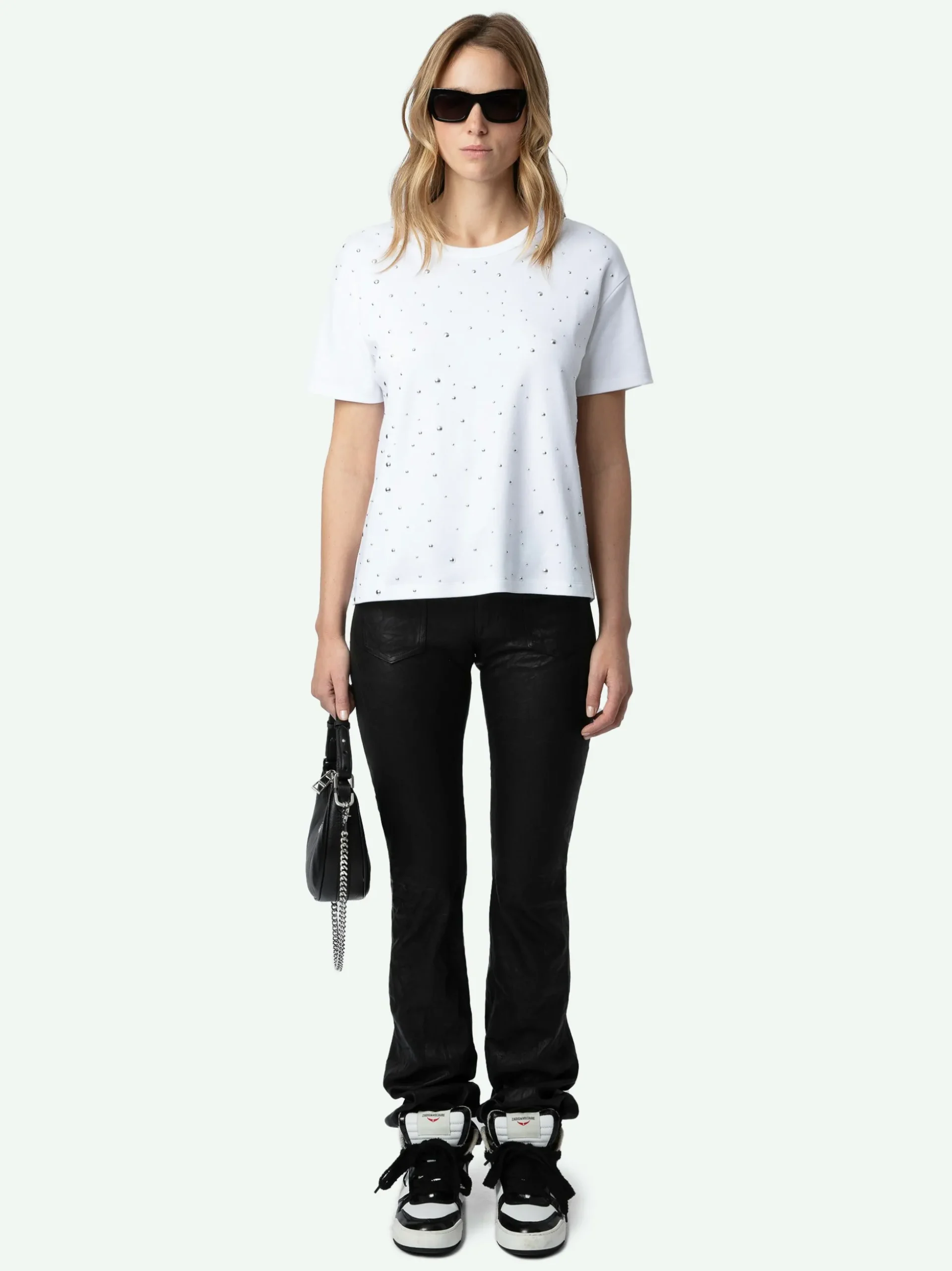 marta_studded_tshirt_0.webp Zadig&Voltaire Marta Studded T-shirt White Clearance