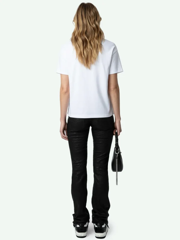 Zadig&Voltaire Marta Studded T-shirt White Clearance