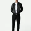 Zadig&Voltaire Mate Leather Jacket Black Best Sale