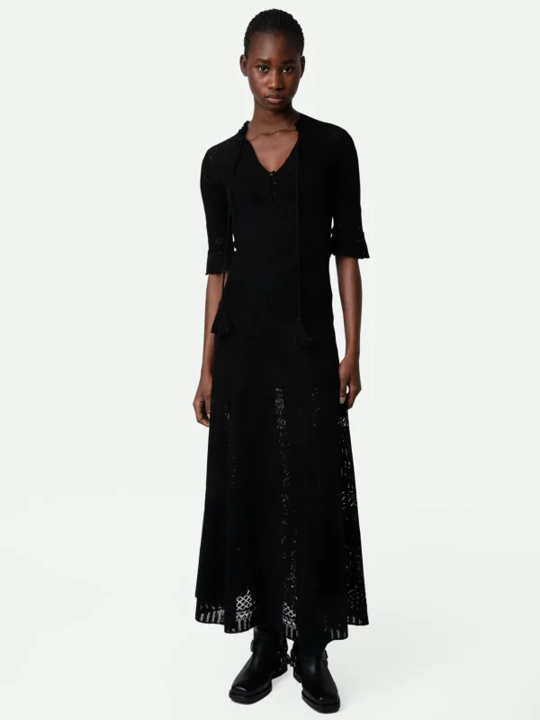 Zadig&Voltaire Memphis Dress Black Clearance