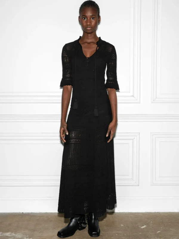 Zadig&Voltaire Memphis Dress Black Clearance