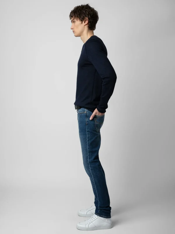 Zadig&Voltaire Mick Jeans Medium blue Shop