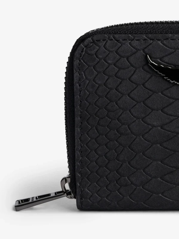 Zadig&Voltaire Mini ZV Soft Savage Wallet Black Shop