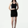Zadig&Voltaire Mitty Diamanté Skirt Black Sale