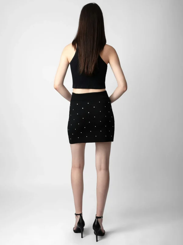 Zadig&Voltaire Mitty Diamanté Skirt Black Sale