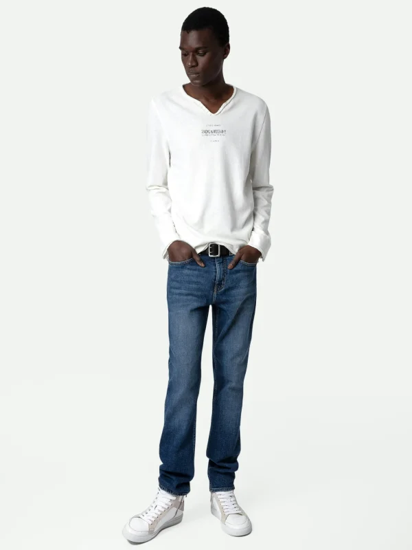 Zadig&Voltaire Monastir Henley T-shirt Judo Best Sale