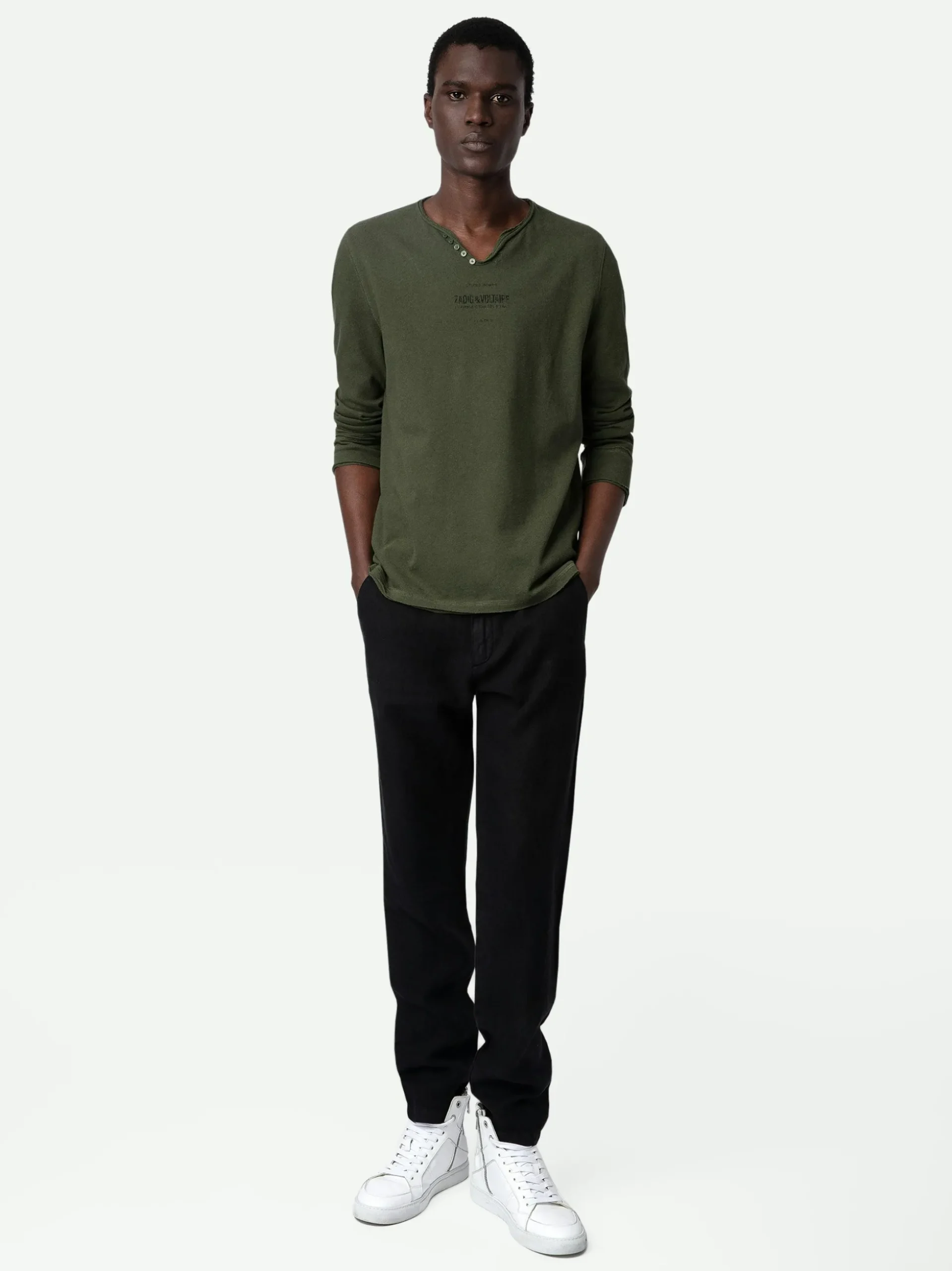 monastir_henley_tshirt_0.webp Zadig&Voltaire Monastir Henley T-shirt Used kaki Cheap