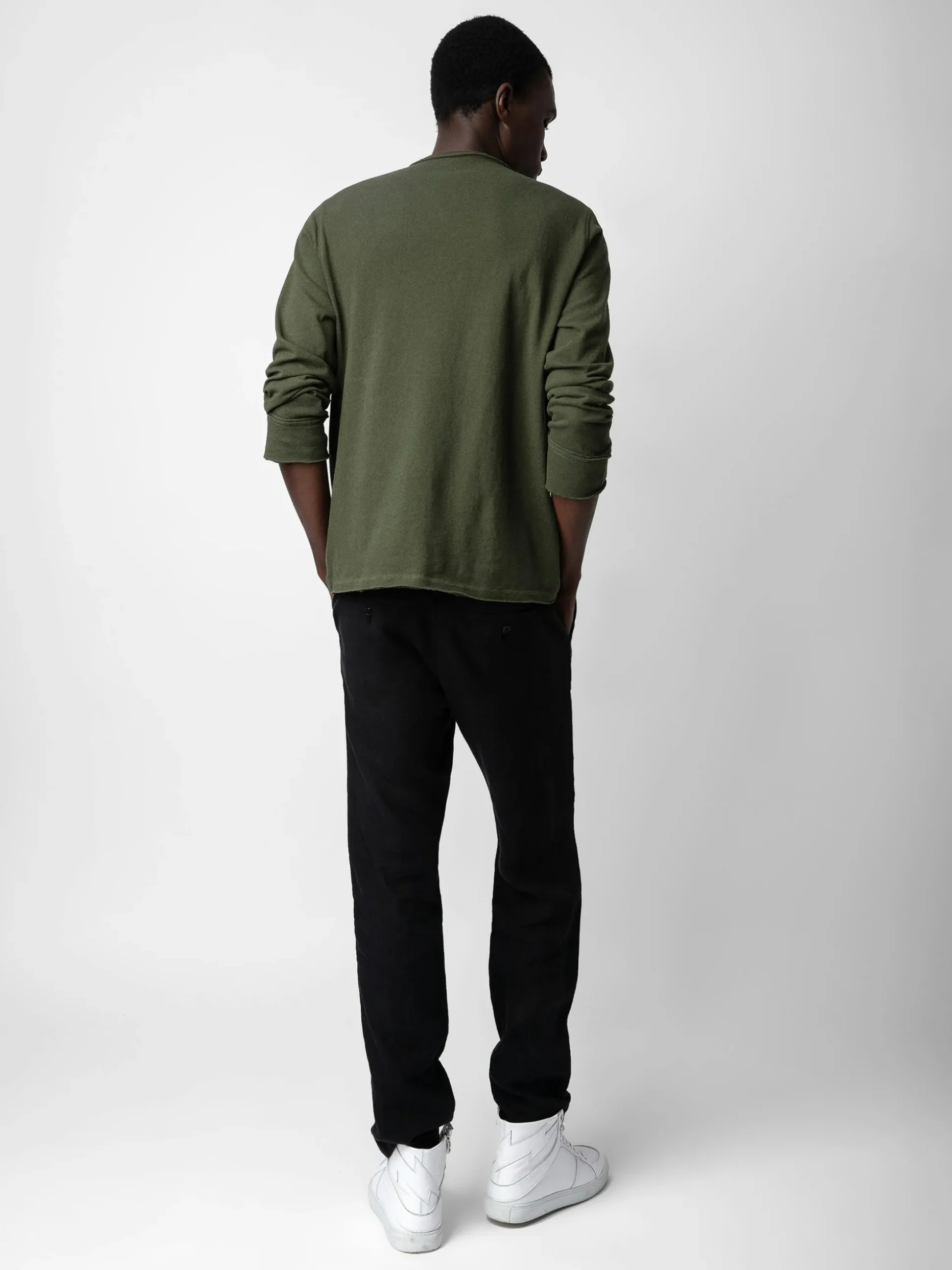 monastir_henley_tshirt_1.webp Zadig&Voltaire Monastir Henley T-shirt Used kaki Cheap