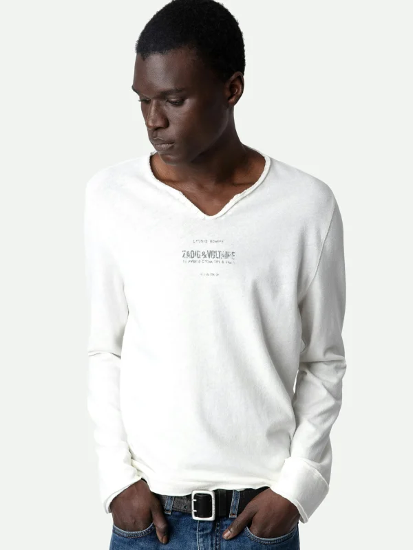 Zadig&Voltaire Monastir Henley T-shirt Judo Best Sale