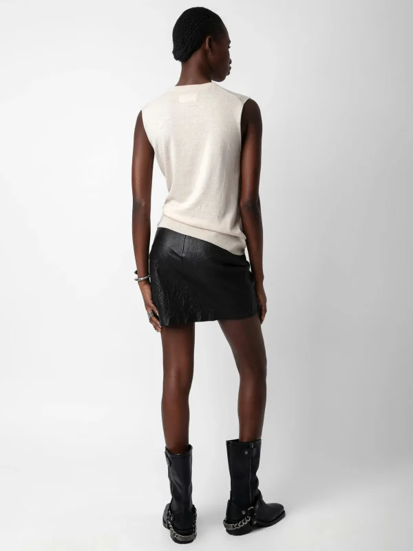 Zadig&Voltaire Nida Mon Amour Top Petale Hot