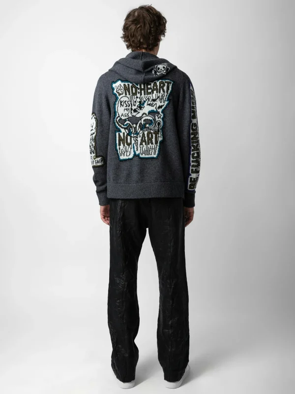 Zadig&Voltaire Oliver Cardigan Anthracite New