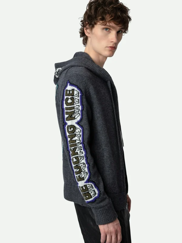 Zadig&Voltaire Oliver Cardigan Anthracite New
