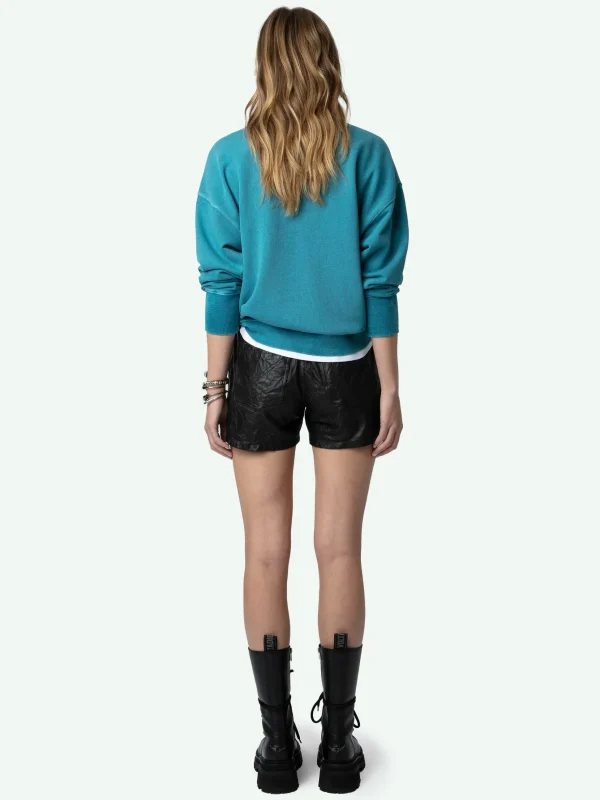 Zadig&Voltaire Oscar Amour Sweatshirt Aqua Cheap