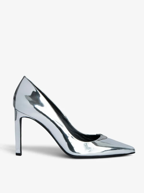 Zadig&Voltaire Perfect Court Shoes Silver Outlet
