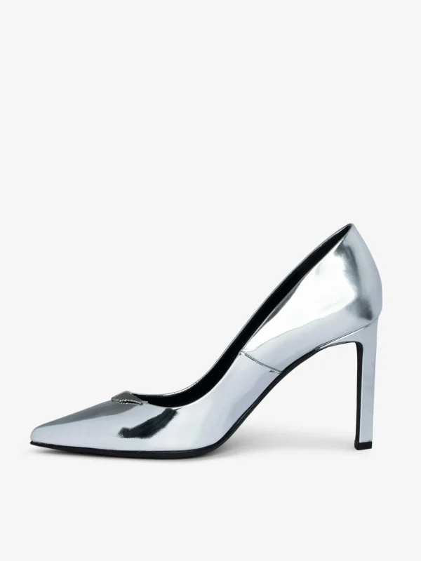 Zadig&Voltaire Perfect Court Shoes Silver Outlet