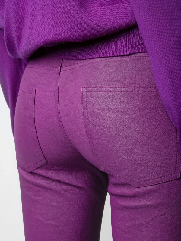 Zadig&Voltaire Phlame Crinkled Leather Pants Goa Sale