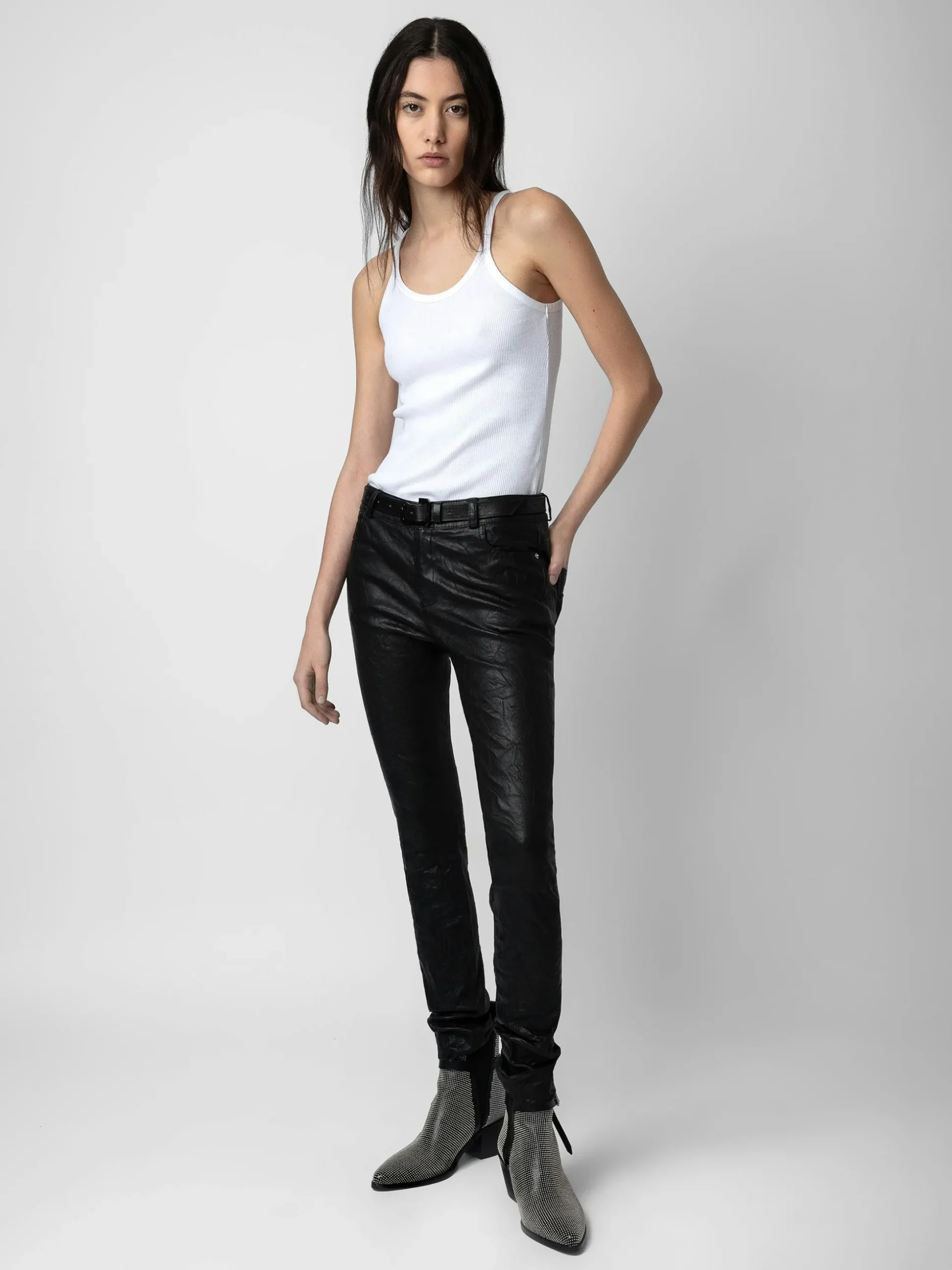 phlame_crinkled_leather_pants_3.webp Zadig&Voltaire Phlame Crinkled Leather Pants Black Store