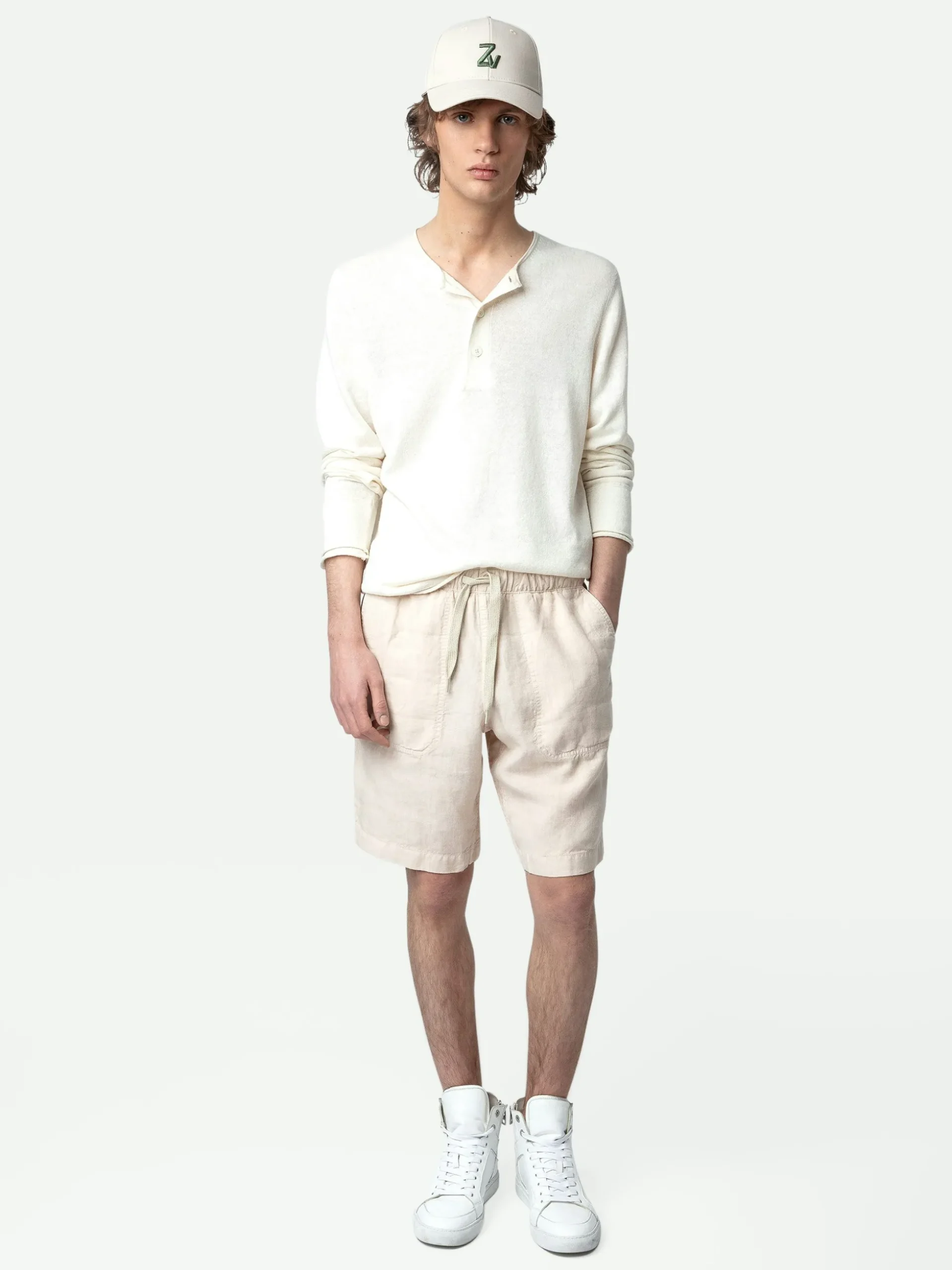 pixel_linen_bermuda_shorts_0-1.webp Zadig&Voltaire Pixel Linen Bermuda Shorts Naturel Clearance