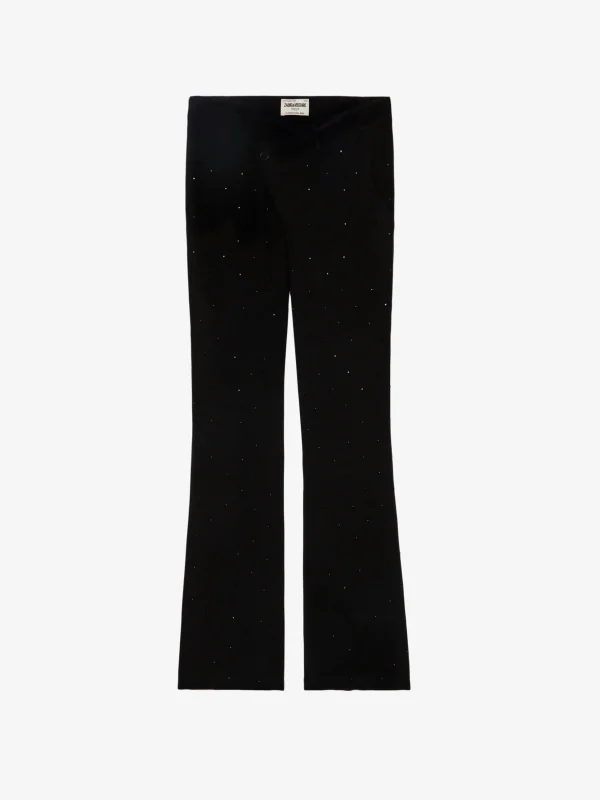Zadig&Voltaire Poxy Silk Pants Black Flash Sale