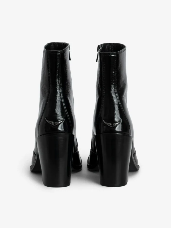 Zadig&Voltaire Preiser Ankle Boots Black Hot