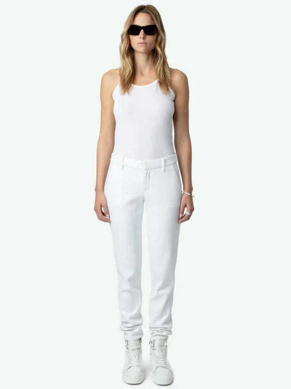 Zadig&Voltaire Prune Sequin Pants Judo Best