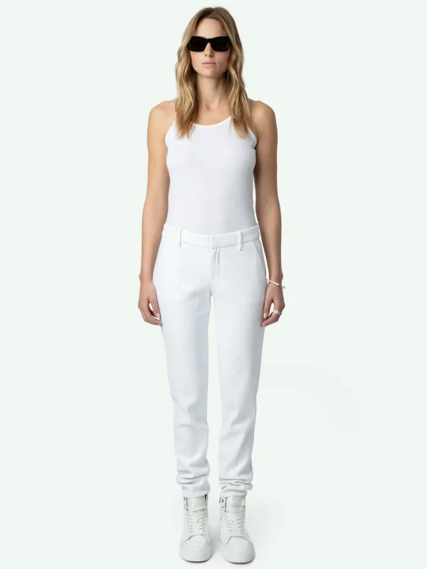 Zadig&Voltaire Prune Sequin Pants Judo Best